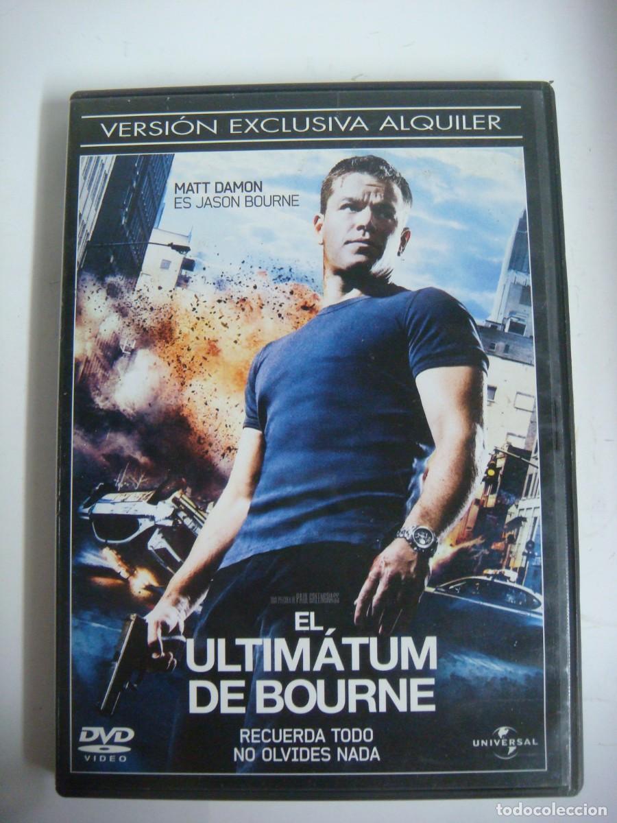 Cine: D.V.D. DE EL ULTIMATUM DE BOURNE CON MATT DAMON-CAJ-N&ordm;-11