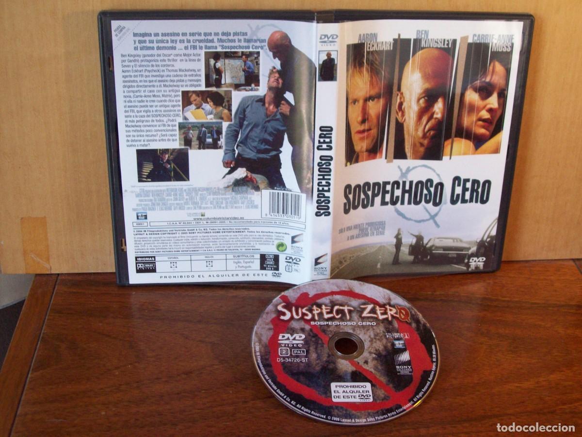 Cine: SOSPECHOSO CERO - AARON ECKHART - BEN KINGSLEY - CARRIE-ANNIE MOSS - DVD