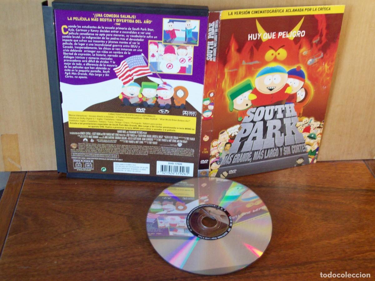 Cine: SOUTH PARK - MAS GRANDE, MAS LARGO Y SIN CORTES - DVD SNAPCASE