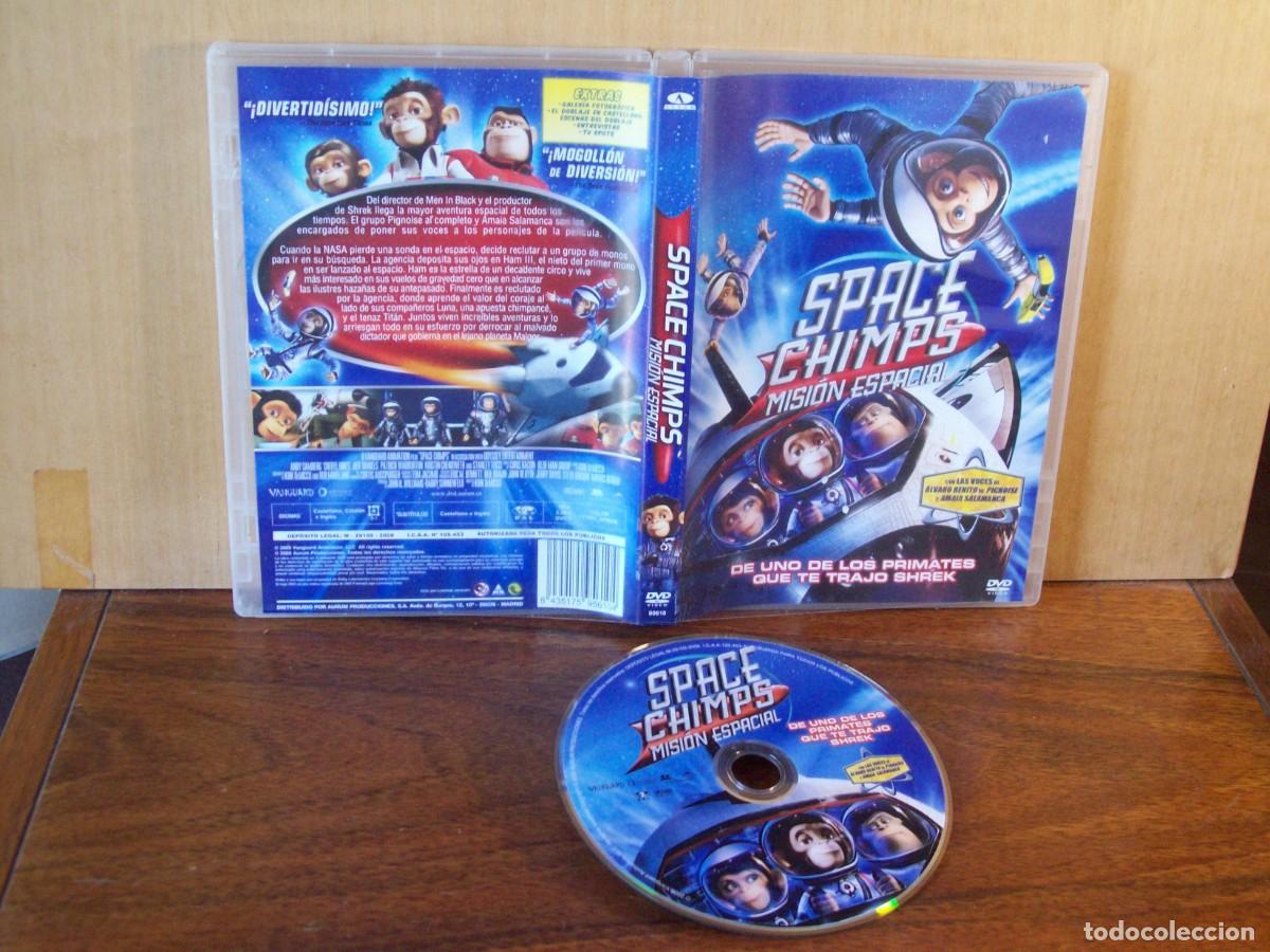 Cine: SPACE CHIMPS MISION ESPACIAL - DVD CON LAS VOCES DE ALVARO BENITO Y AMAIA SALAMANCA