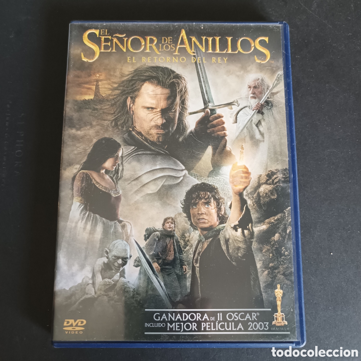 Cine: DVD. EL SE&Ntilde;OR DE LOS ANILLOS EL RETORNO DEL REY.