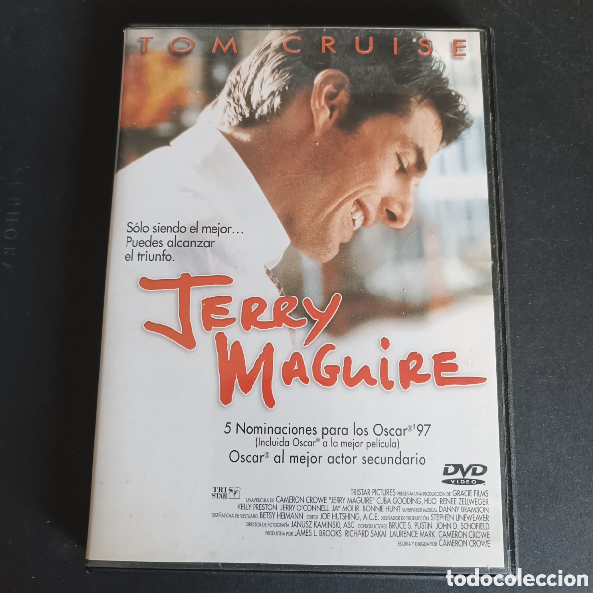 Cine: DVD. JERRY MAGUIRE. (TOM CRUISE, RENEE ZELLWEGER, CUBA GODDING JR)