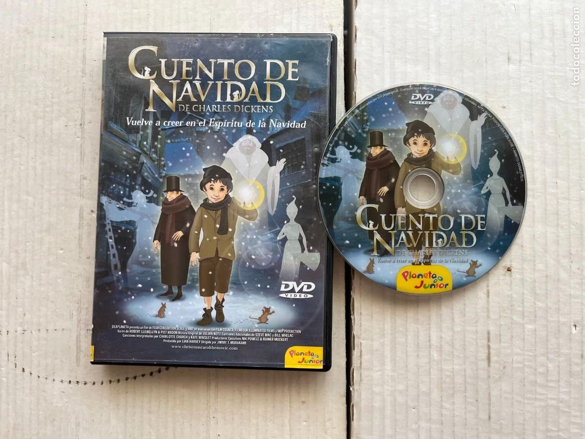 Cine: CUENTO DE NAVIDAD PLANETA JUNIOR CHARLES DICKENS- - PELICULA DVD KREATEN