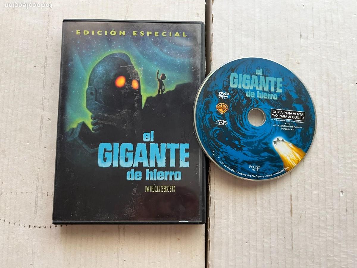 Cine: EL GIGANTE DE HIERRO EDICION ESPECIAL PELICULA DVD KREATEN