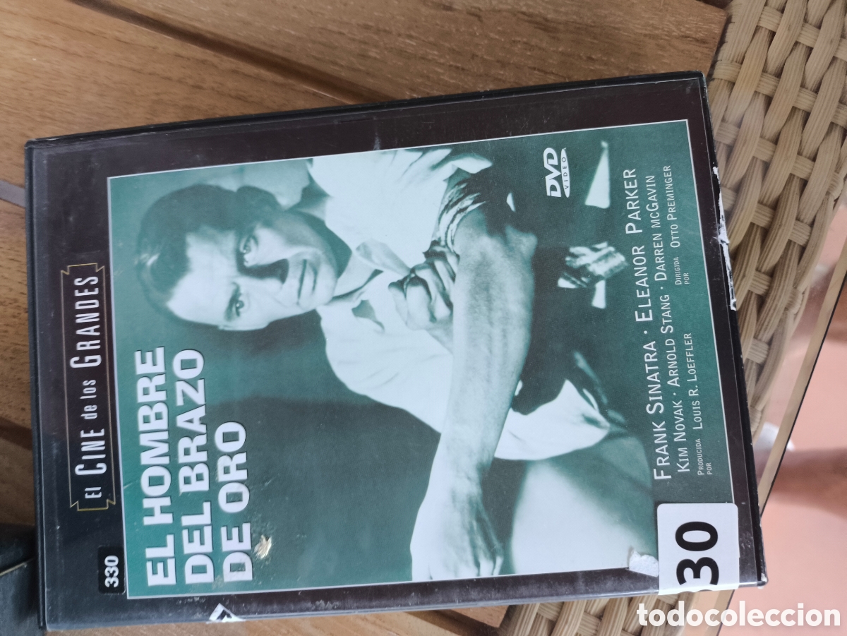Cine: DVD de el hombre del brazo de oro.lote.E.n.0330