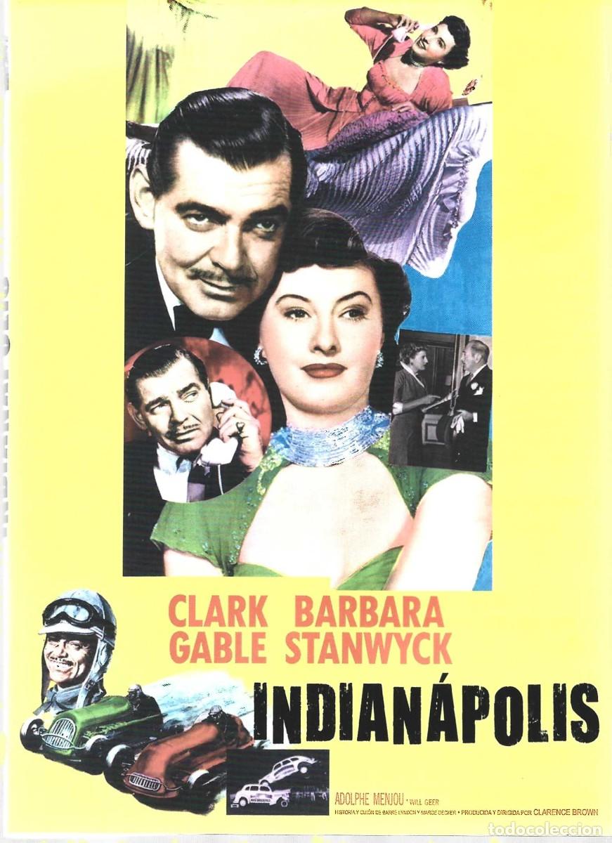 Cine: INDIAN&Aacute;POLIS CLARK GABLE