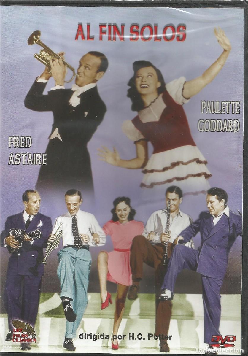 Cine: DVD Al fin solos (1940) - Fred Astaire Burgess Meredith Paulette Goddard Artie Shaw - Musical -Nuevo