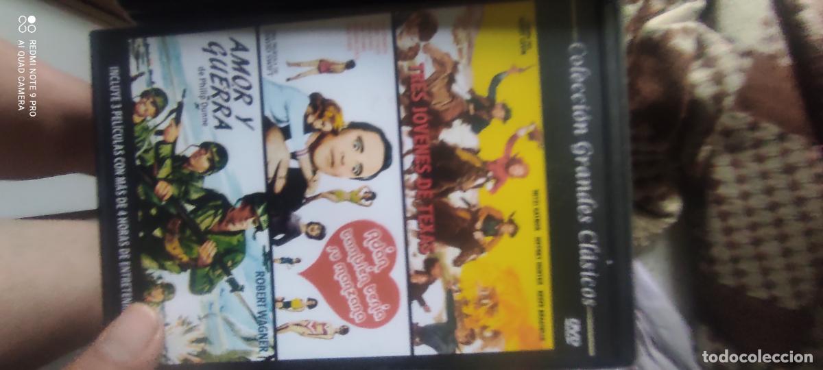 Cine: DVD - TRES JOVENES DE TEXAS - ADAN TAMBIEN TENIA SU MANZANA - AMOR Y GUERRA