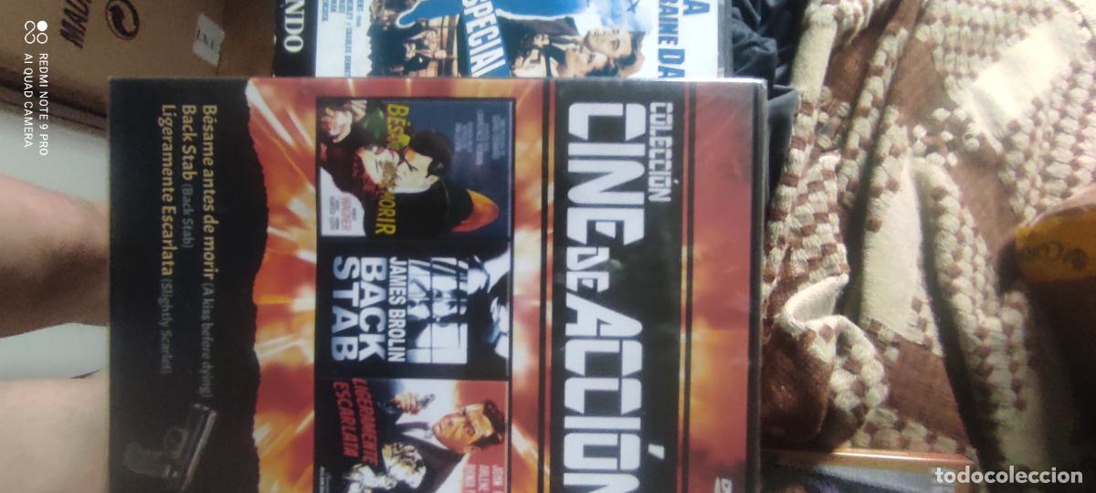 Cine: Cine De Acci&oacute;n/ Besame Antes De Morir/ Back Stab/ Ligeramente Escarlata 3x1 Dvd