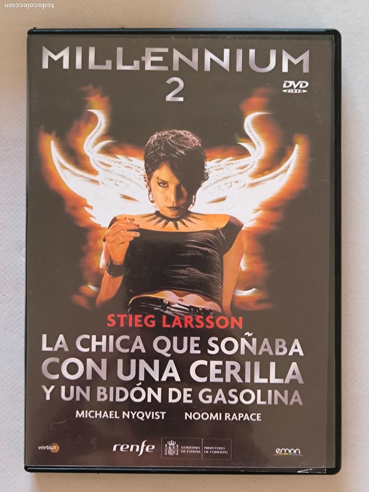 Kino: DVD LA CHICA QUE SO&Ntilde;ABA CON UNA CERILLA Y UN BIDON DE GASOLINA - MILLENNIUM 2 (EF)