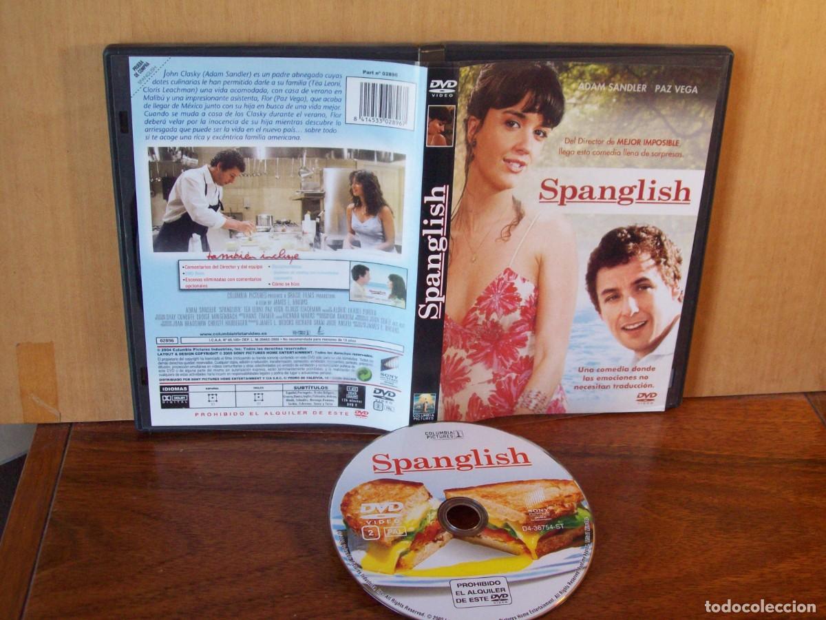 Cine: SPANGLISH - ADAM SANDLER - PAZ VEGA - TEA LEONI &acute;- CLORIS LEACHMAN - DVD