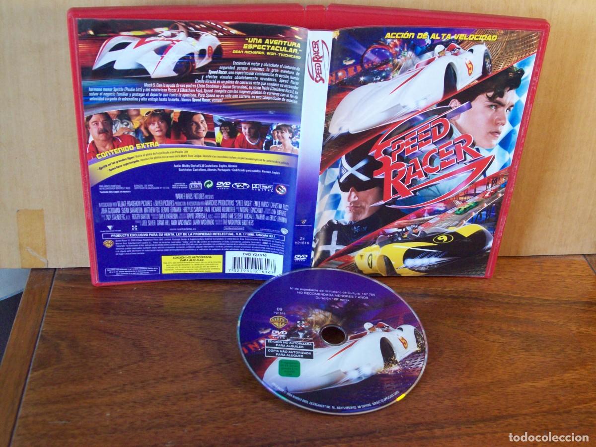 Cine: SPEED RACER - EMILE HIRSCH - CHRISTINA RICCI - JOHN GOODMAN - SUSAN SARANDON - DVD