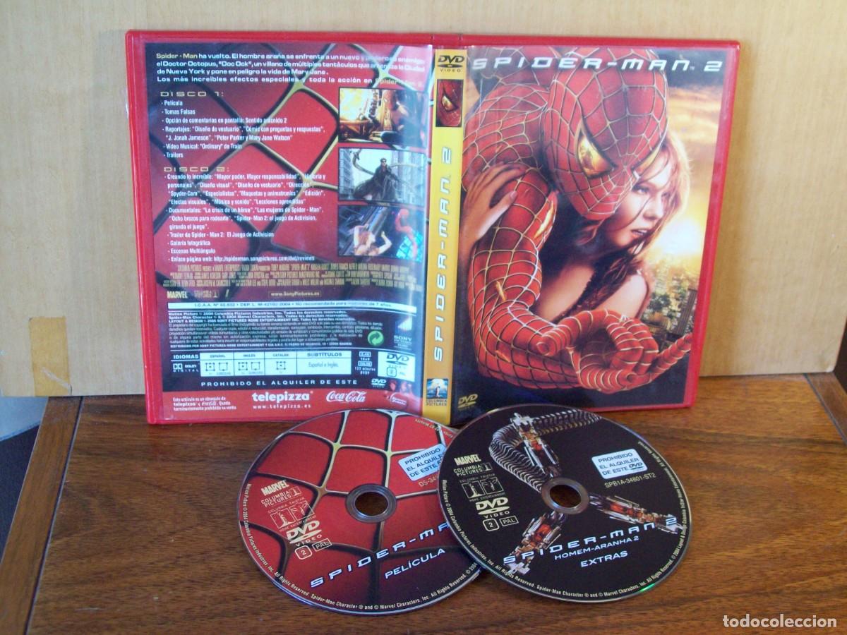 Cine: SPIDER-MAN 2 - KIRSTEN DUNST - ALFRED MOLINA - JAMES FRANCO - DVD EDICION ALQUILER