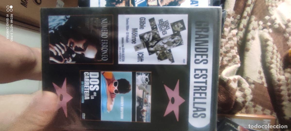 Cine: DVD (PRECINTADO) GRANDES ESTRELLAS. VIDAS REBELDES. DOS EN LA CARRETERA. N&Uacute;MERO ERR&Oacute;NEO.