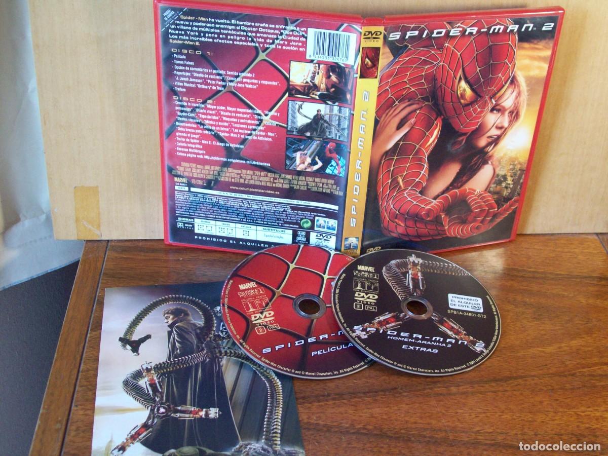 Cine: SPIDERMAN-MAN 2 - KIRSTEN DUNT - DOBLE DVD EN CAJA DE CARTON DURA EDICION DEL COLECCIONISTA