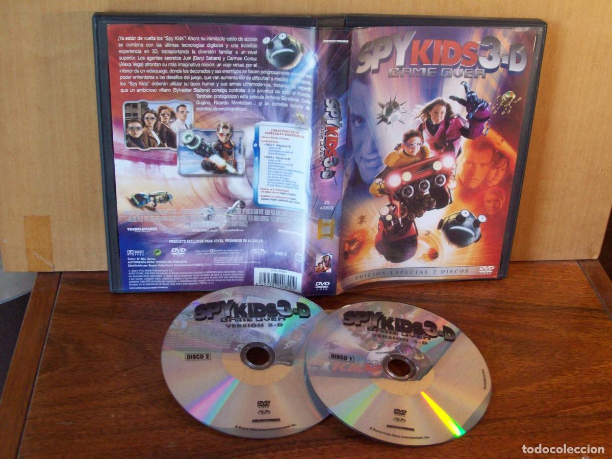 Cine: SPY KIDS 3-D GAME OVER - ANTONIO BANDERAS - EDICION ESPECIAL 2 DISCOS CON GAFAS 3D