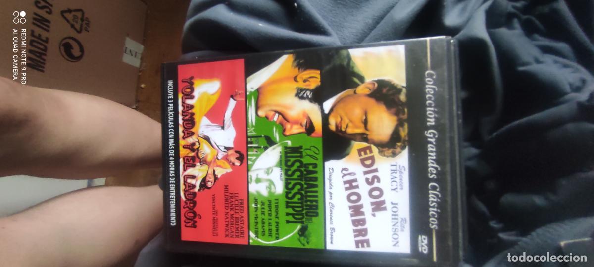 Cine: Grandes Cl&aacute;sicos: Edison el hombre/ El caballero de missisipi/ Yolanda y el ladr&oacute;n dvd
