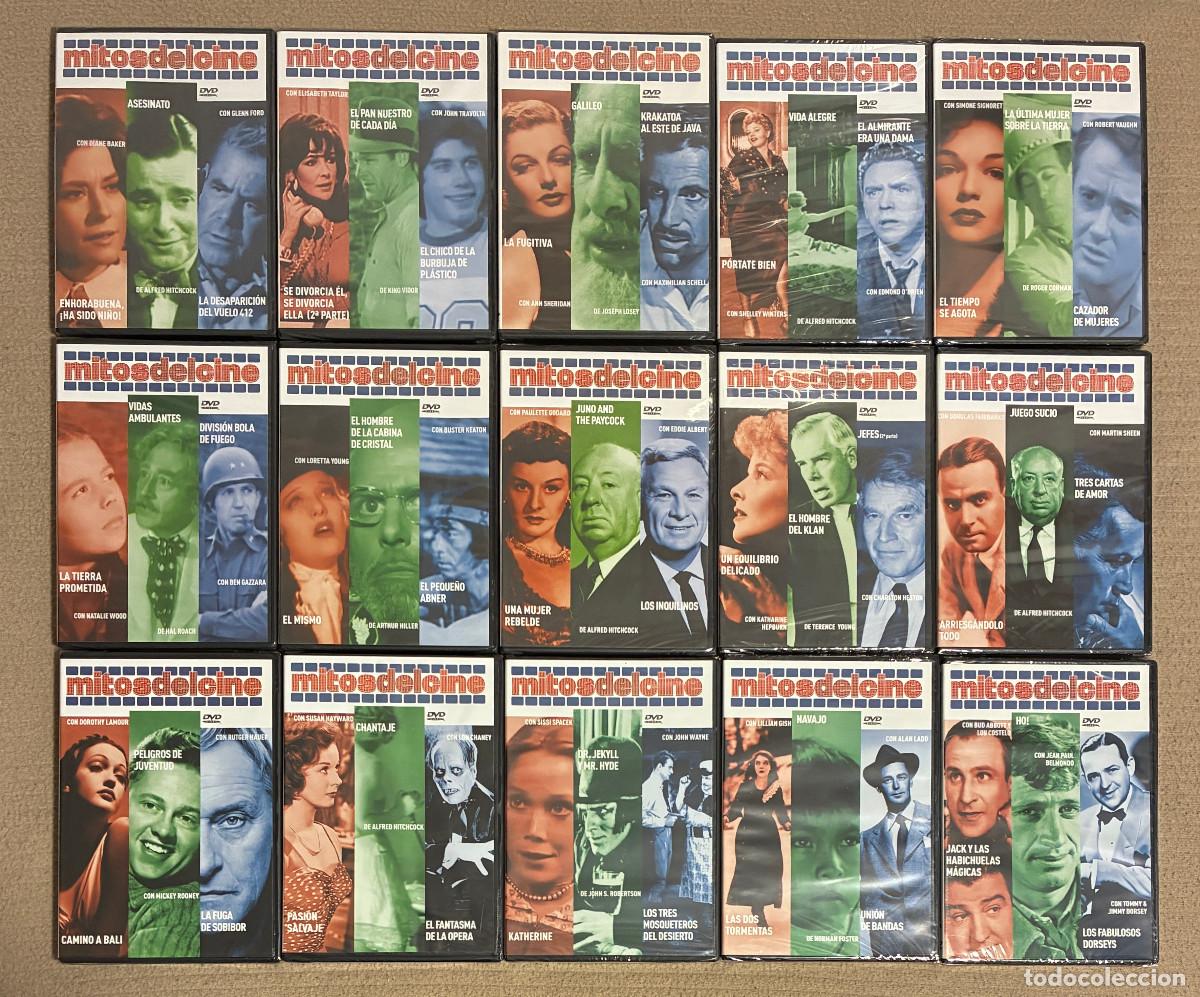 Cine: 15 Dvd's. Mitos del Cine. 45 Peliculas (1005DVD)