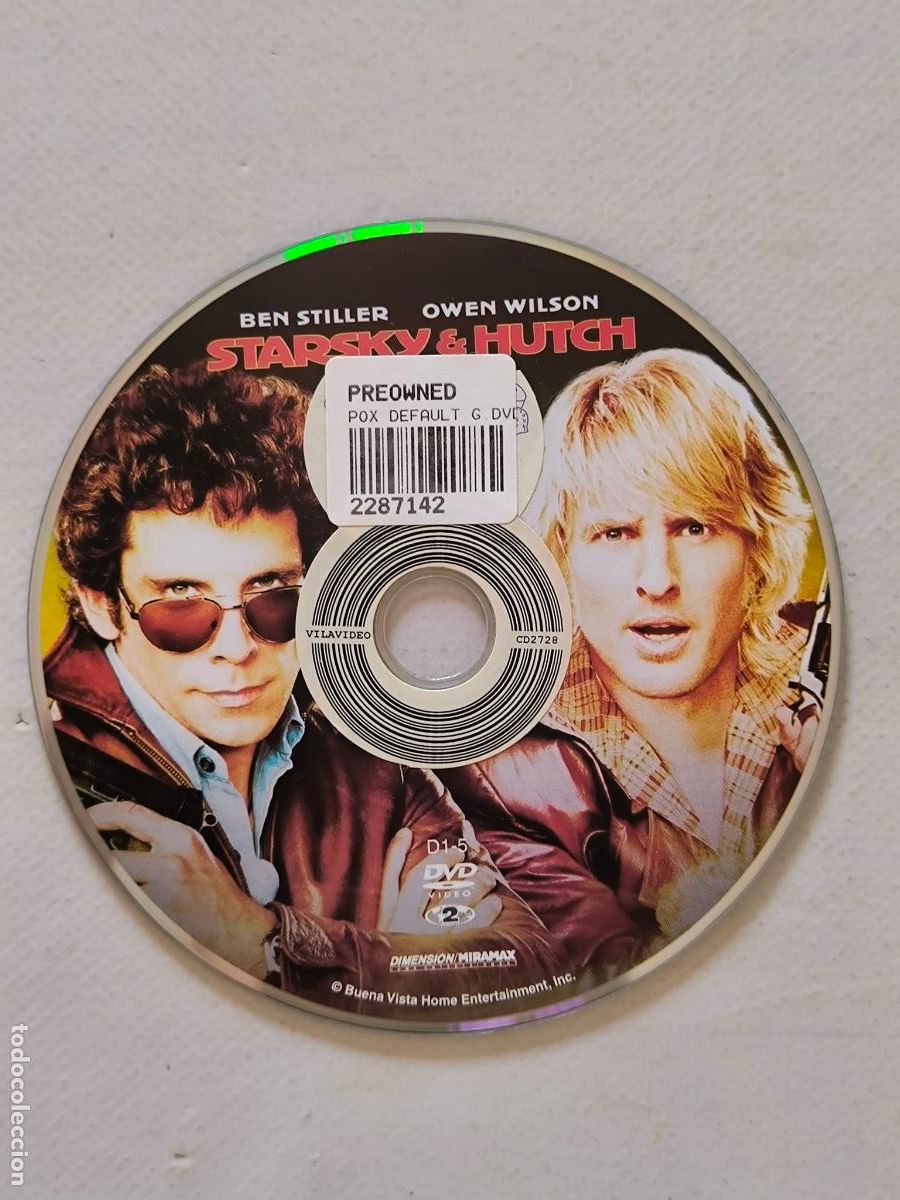 Cine: DVD STARSKY & HUTCH - SOLO DISCO - SIN CAJA NI CARATULA (018B)