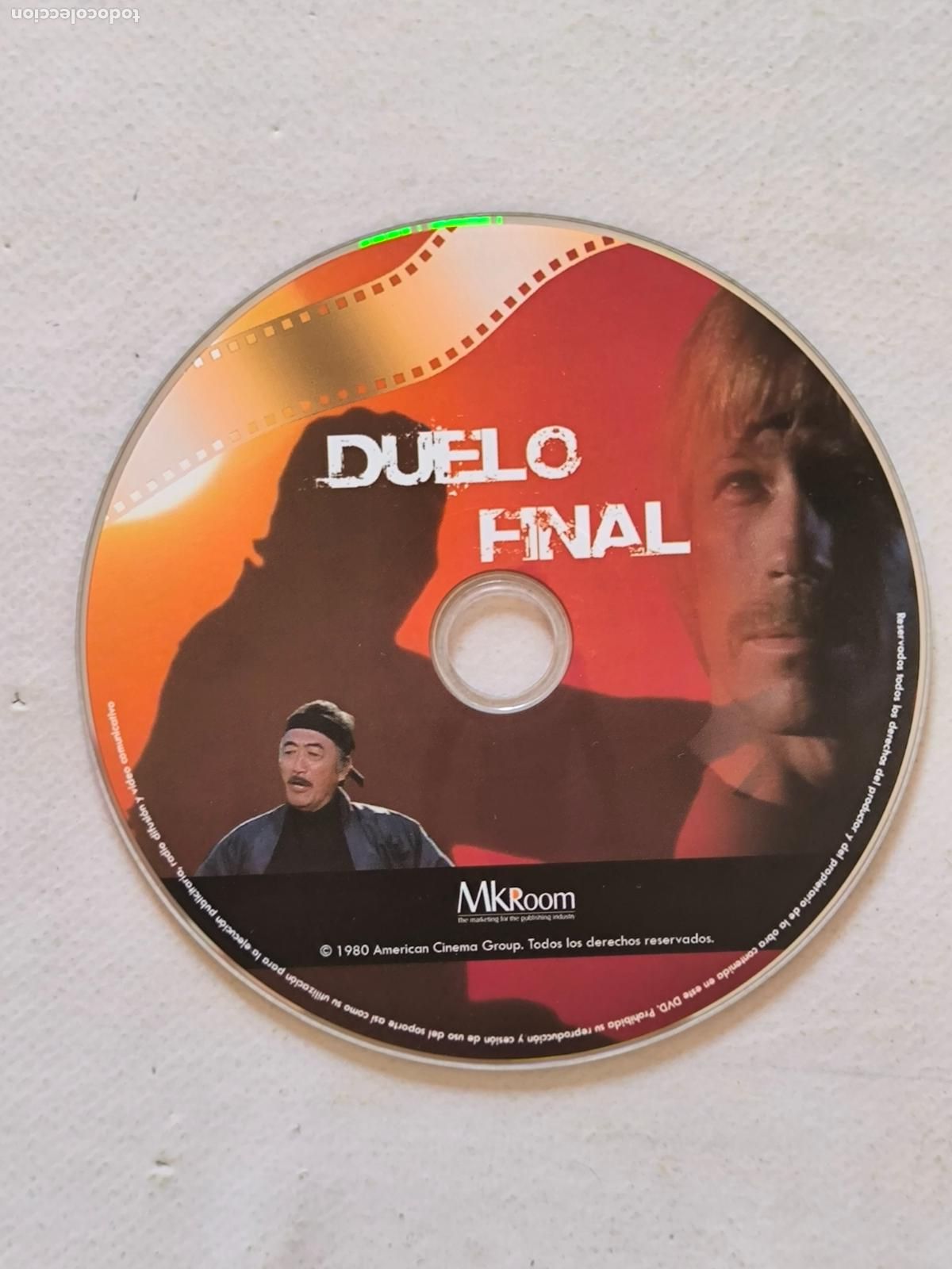 Cine: DVD DUELO FINAL - SOLO DISCO - SIN CAJA NI CARATULA (018B)
