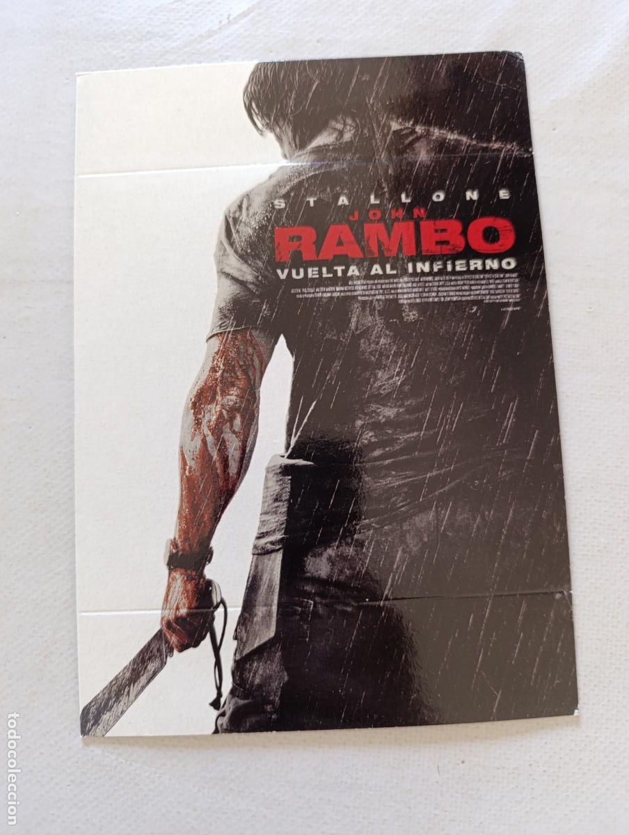 Cine: DVD JOHN RAMBO - VUELTA AL INFIERNO - STALLONE - FUNDA CARTON FINO (DS)