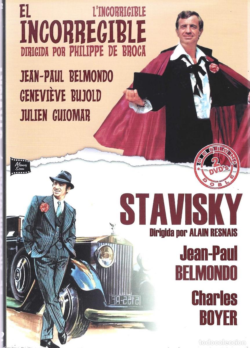 Cine: EL INCORREGIBLE & STAVISKY JEAN PAUL BELMONDO (2 DVD)