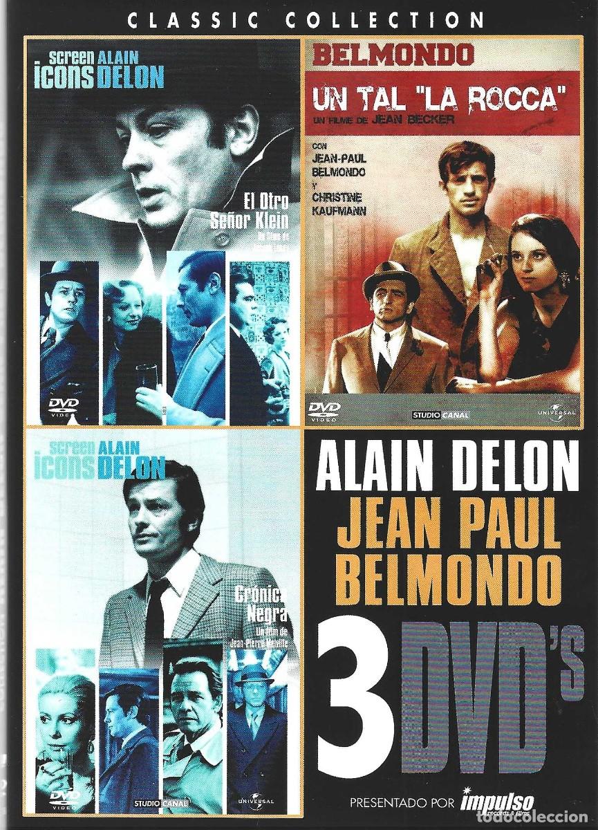 Cine: CLASSIC COLLECTION ALAIN DELON & JEAN PAUL BELMONDO (3 DVD&acute;S)