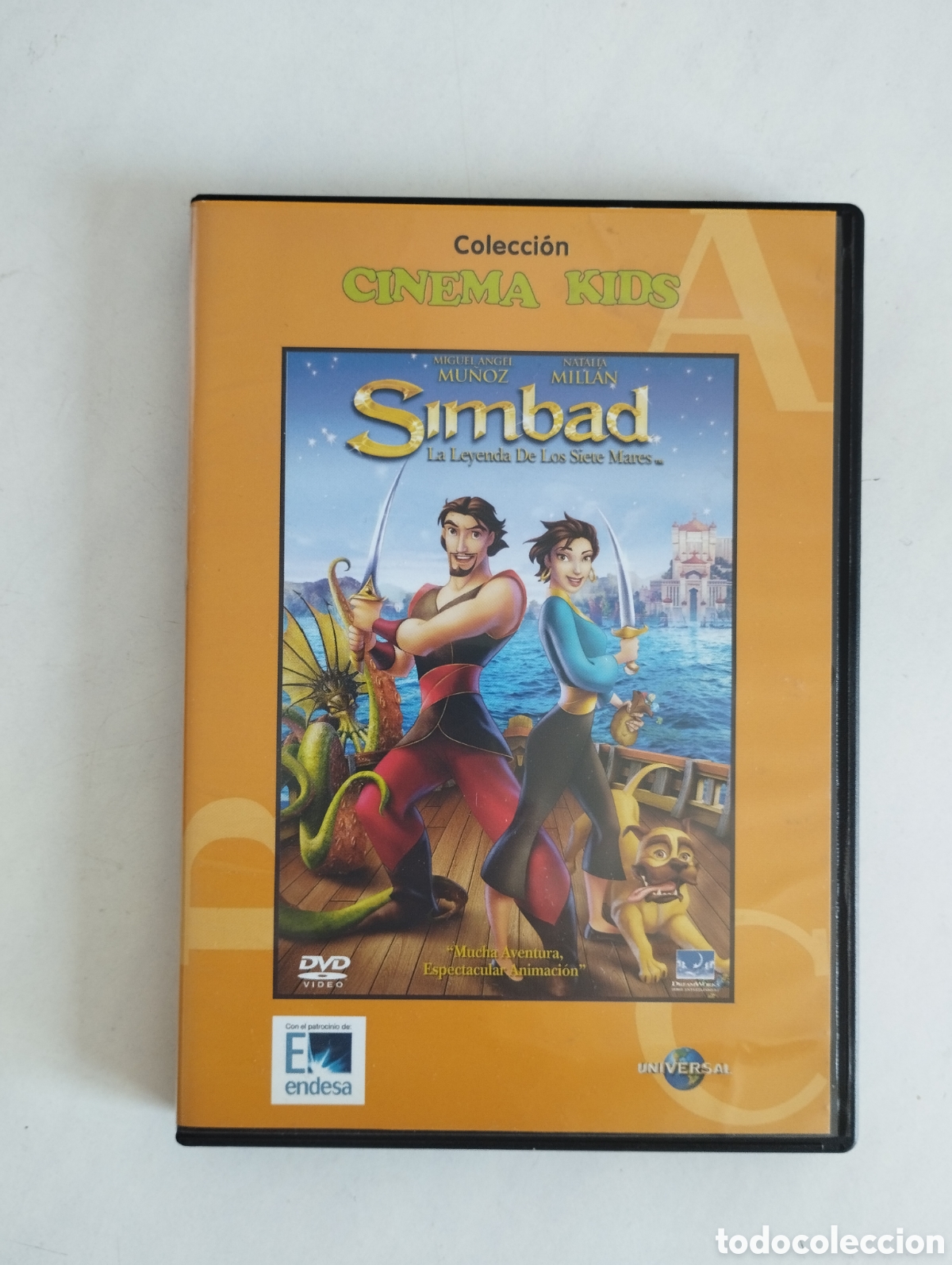 Cine: PELICULA DVD SIMBAD LA LEYENDA DE LOS SIETE MARES (estuche slim)