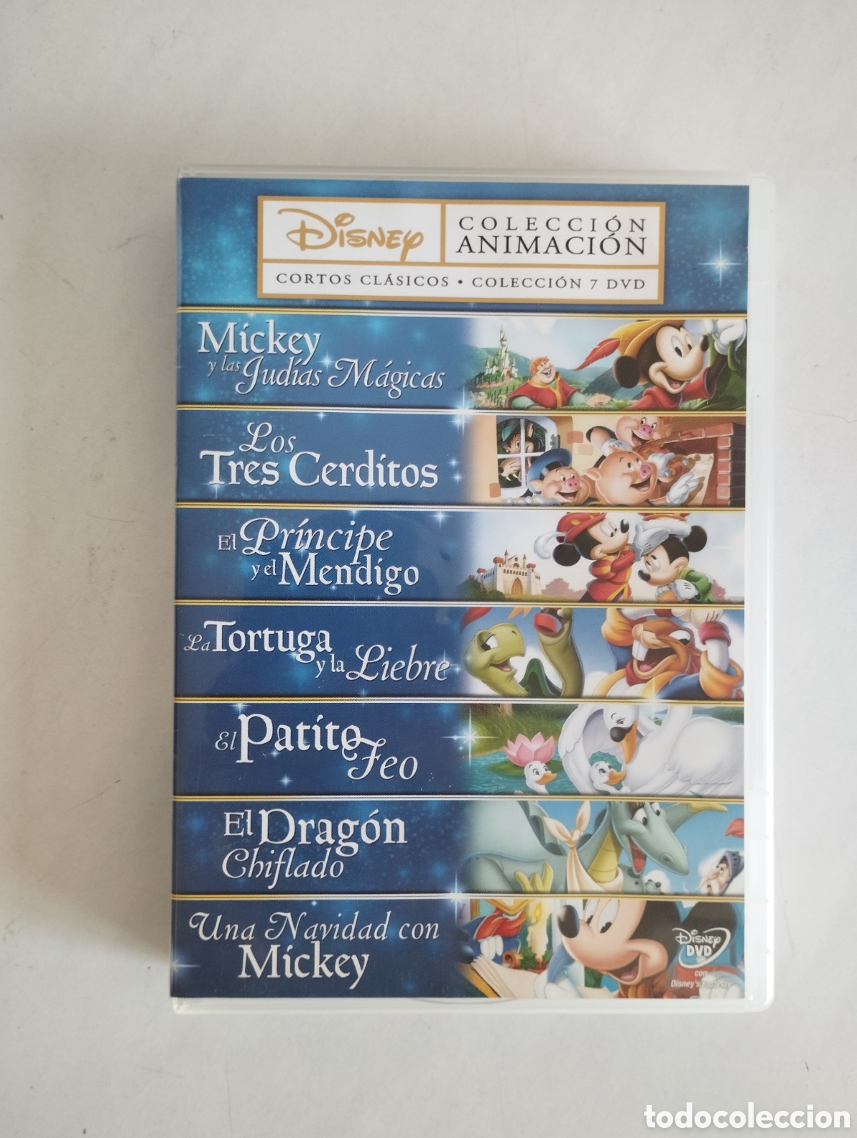 Cine: PACK PELICULA DVD 7 CORTOS CL&Aacute;SICOS WALT DISNEY COLECCI&Oacute;N ANIMACI&Oacute;N (7 DISCOS)