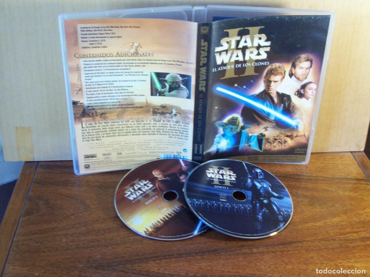 Cine: STAR WARS II - EL ATAQUE DE LOS CLONES - EWAN MCGREGOR - NATALIE PORTMAN - DOBLE DVD