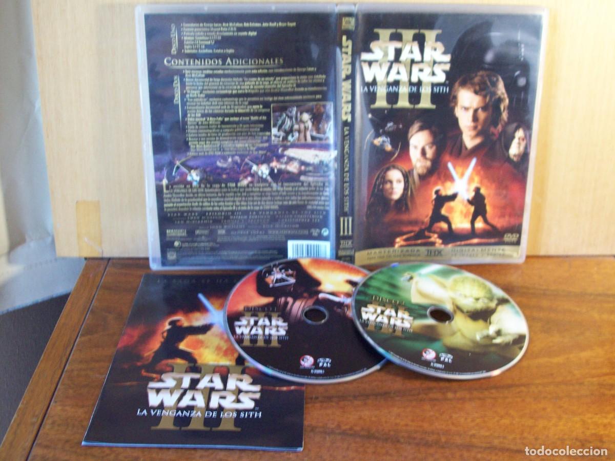 Cine: STAR WARS III - LA VENGANZA DE LOS SITH - EWAN MCGREGOR - NATALIE PORTMAN - DOBLE DVD