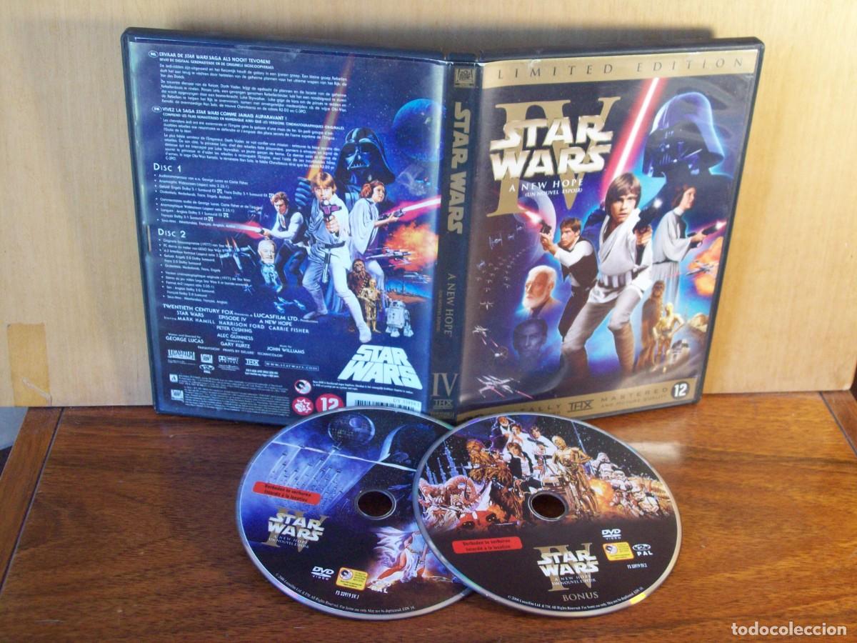 Cine: STAR WARS IV - EDICION LIMITADA EN INGLES - MARK HAMILL - HARRISON FORD - DOBLE DVD