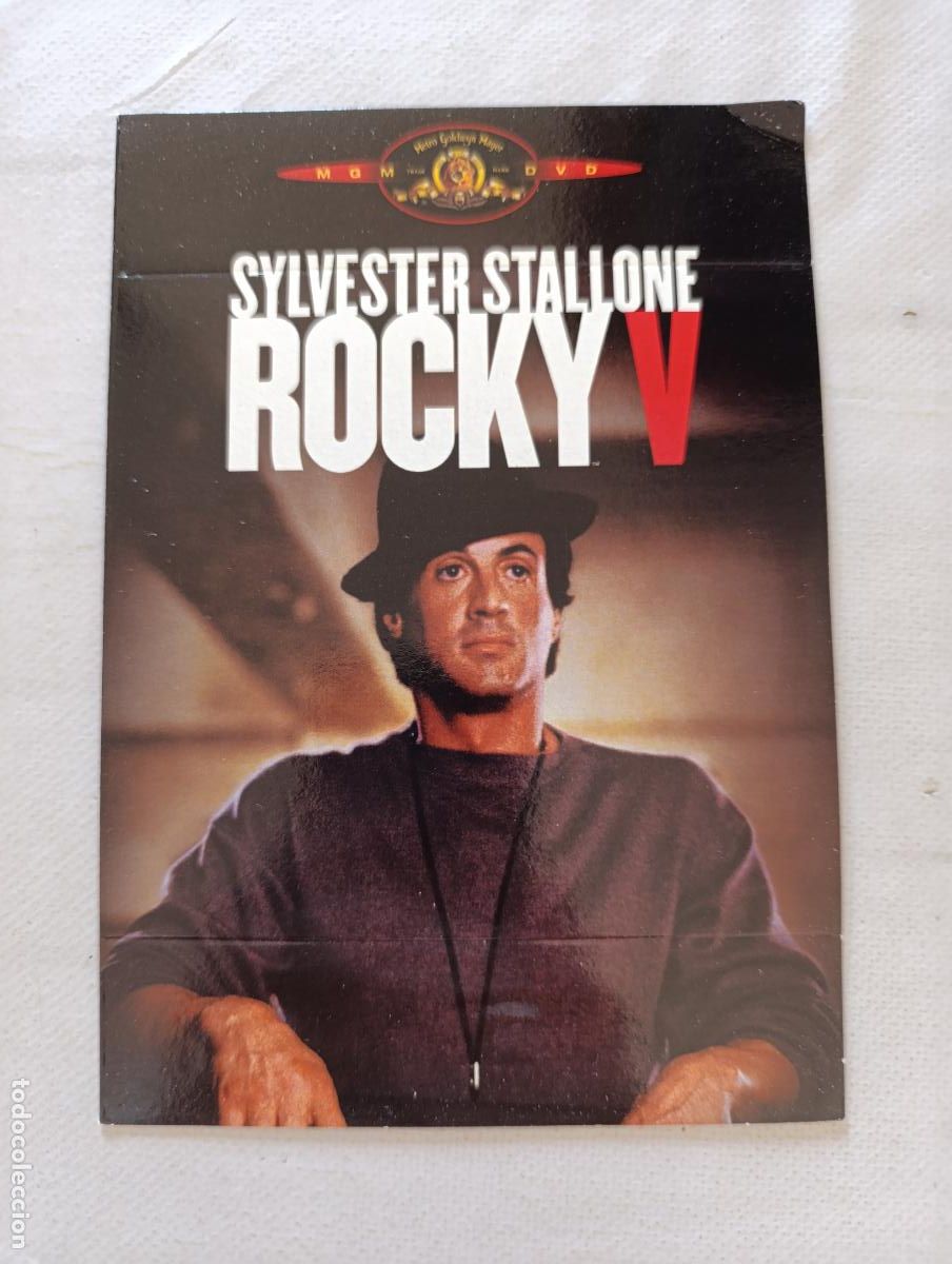 Cine: DVD ROCKY V - ROCKY 5 - SYLVESTER STALLONE - FUNDA FINA CARTON (EM)