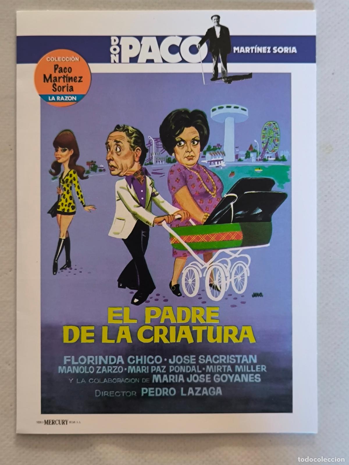 Cine: DVD EL PADRE DE LA CRIATURA - PACO MARTINEZ SORIA - FUNDA FINA CARTON (5I)