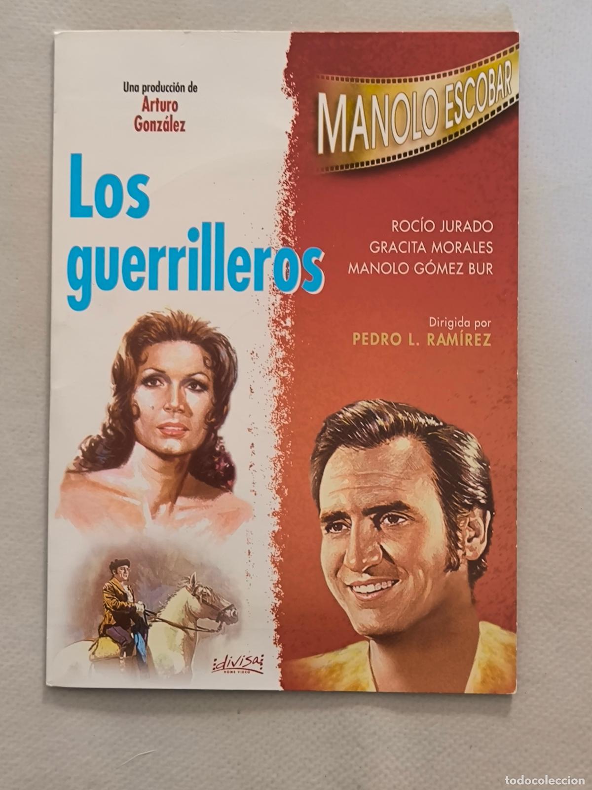 Cine: DVD LOS GUERRILLEROS - MANOLO ESCOBAR - FUNDA FINA CARTON (5I)