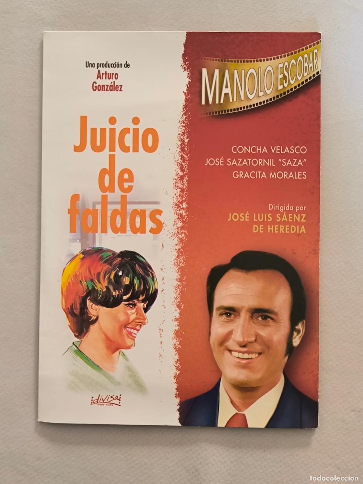 Cine: DVD JUICIO DE FALDAS - MANOLO ESCOBAR - FUNDA FINA CARTON (5I)