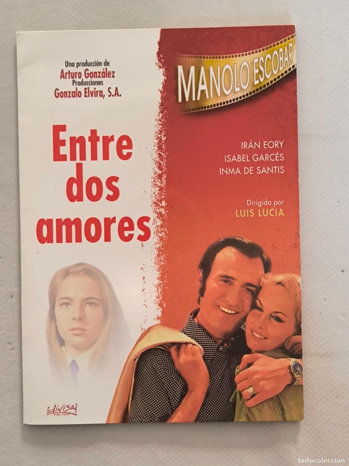 Cine: DVD ENTRE DOS AMORES - MANOLO ESCOBAR - FUNDA FINA CARTON (5J)