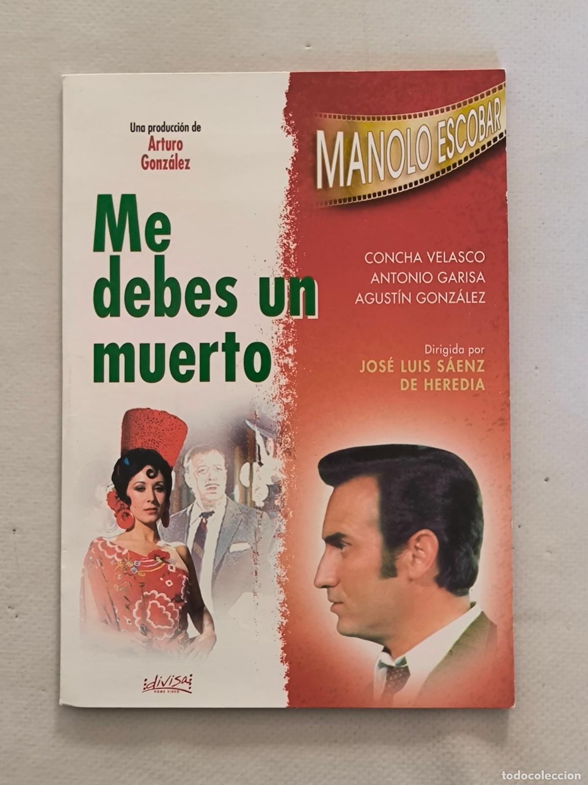 Cine: DVD ME DEBES UN MUERTO - MANOLO ESCOBAR - FUNDA FINA CARTON (5J)
