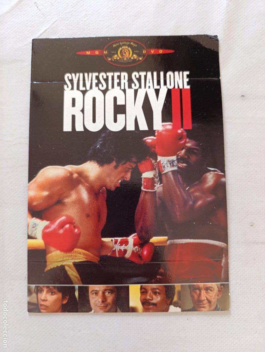 Cine: DVD ROCKY II - ROCKY 2 - SYLVESTER STALLONE - FUNDA FINA CARTON (E&Ntilde;)