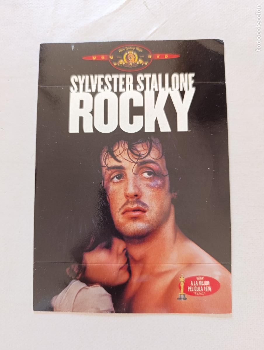 Cinema: DVD ROCKY - SYLVESTER STALLONE - FUNDA FINA CARTON (5J)