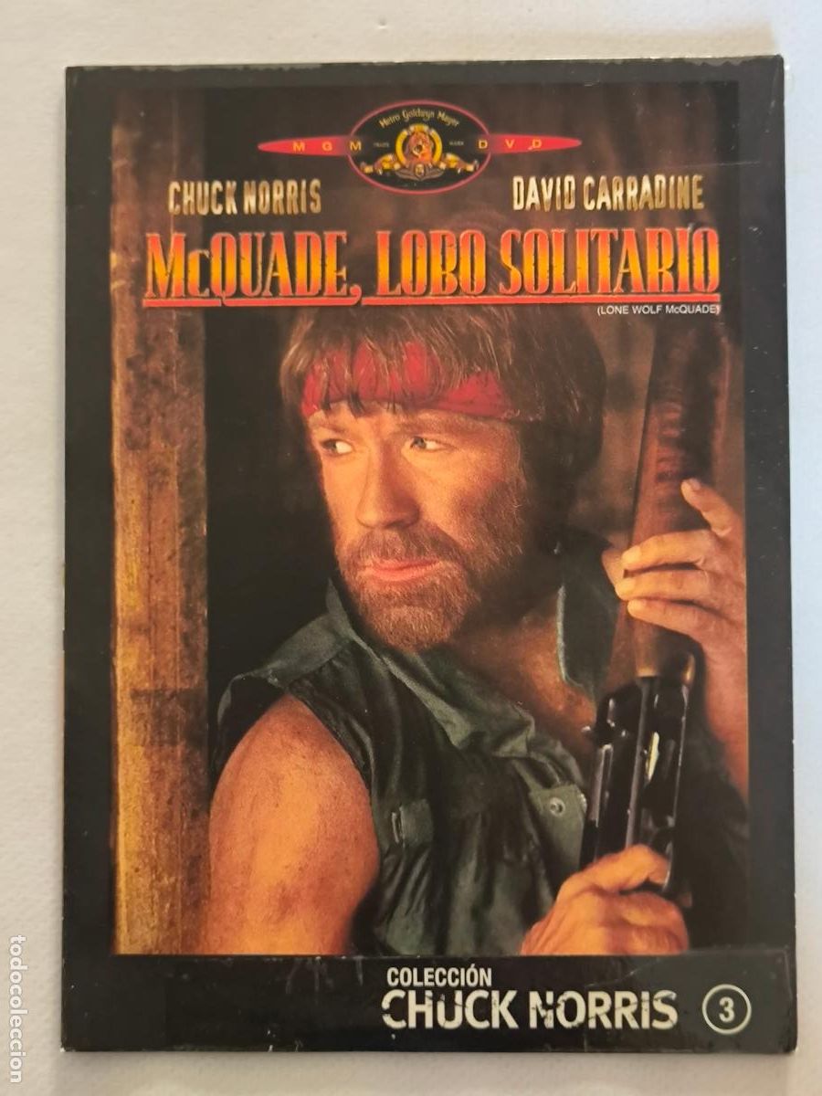 Cinema: DVD MCQUADE, LOBO SOLITARIO - CHUCK NORRIS - FUNDA FINA CARTON (5J)