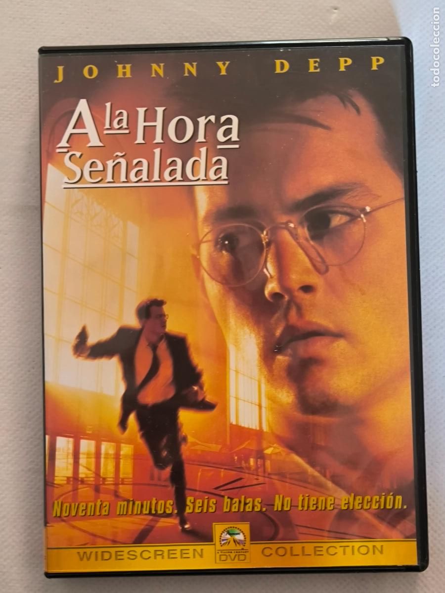 Cine: DVD A LA HORA SE&Ntilde;ALADA - JOHNNY DEPP (AT1)