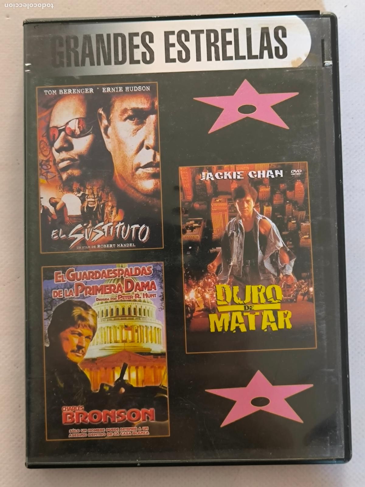 Cine: DVD EL SUSTITUTO / DURO DE MATAR / EL GUARDAESPALDAS DE LA 1&ordf; DAMA (AT1)