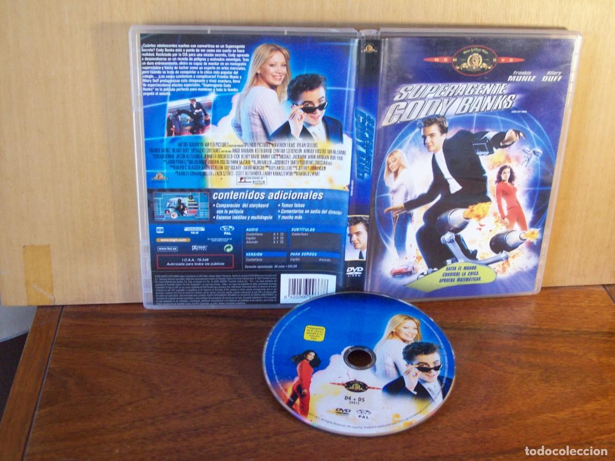 Cine: SUPERAGENTE CODY BANKS - FRANKIE MU&Ntilde;IZ - HILARY DUFF - ANGIE HARMON - KEITH DAVIS - DVD