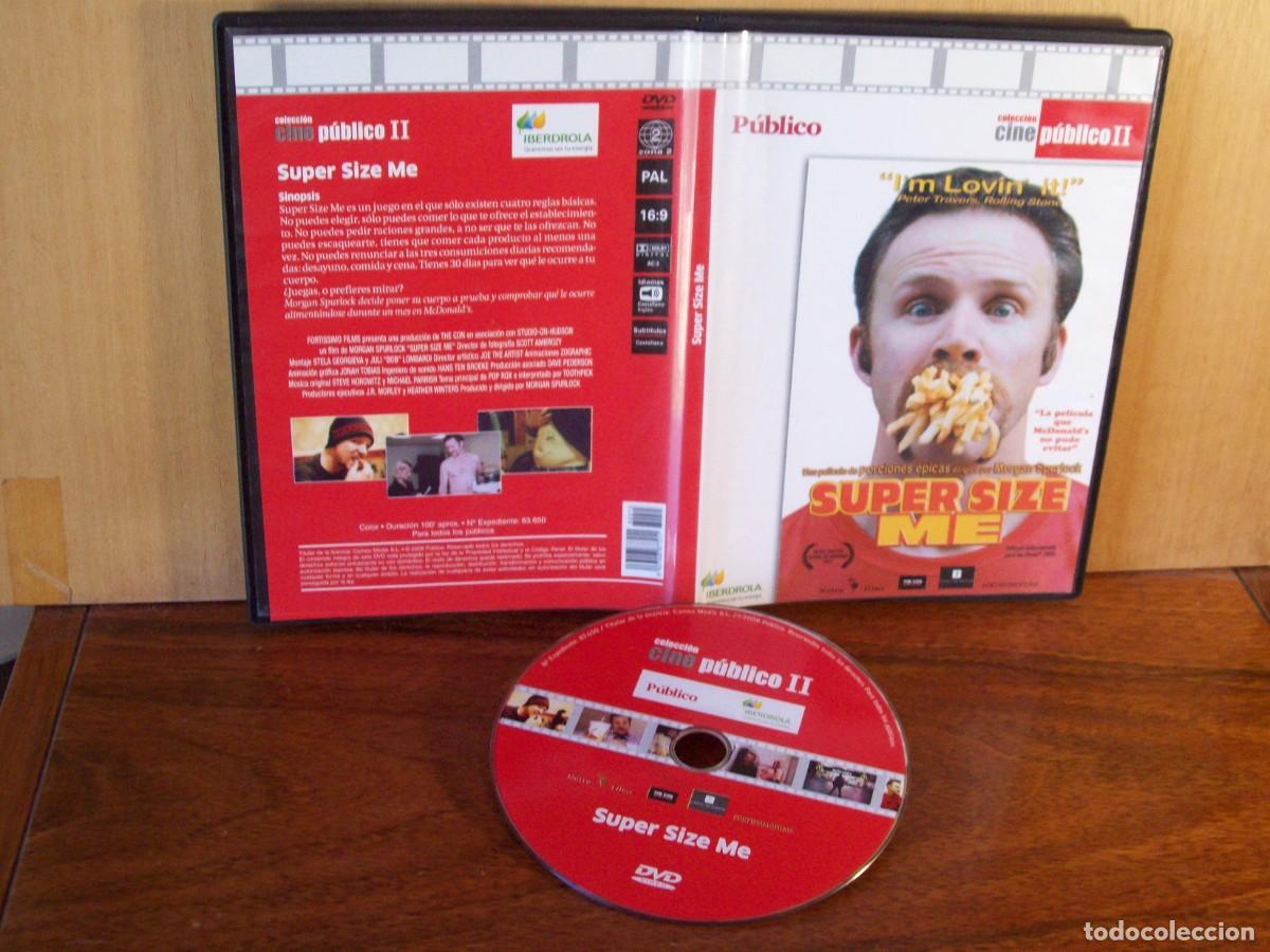 Cine: SUPER SIZE ME - DVD CAJA FINA EDICION PERIODICO PUBLICO