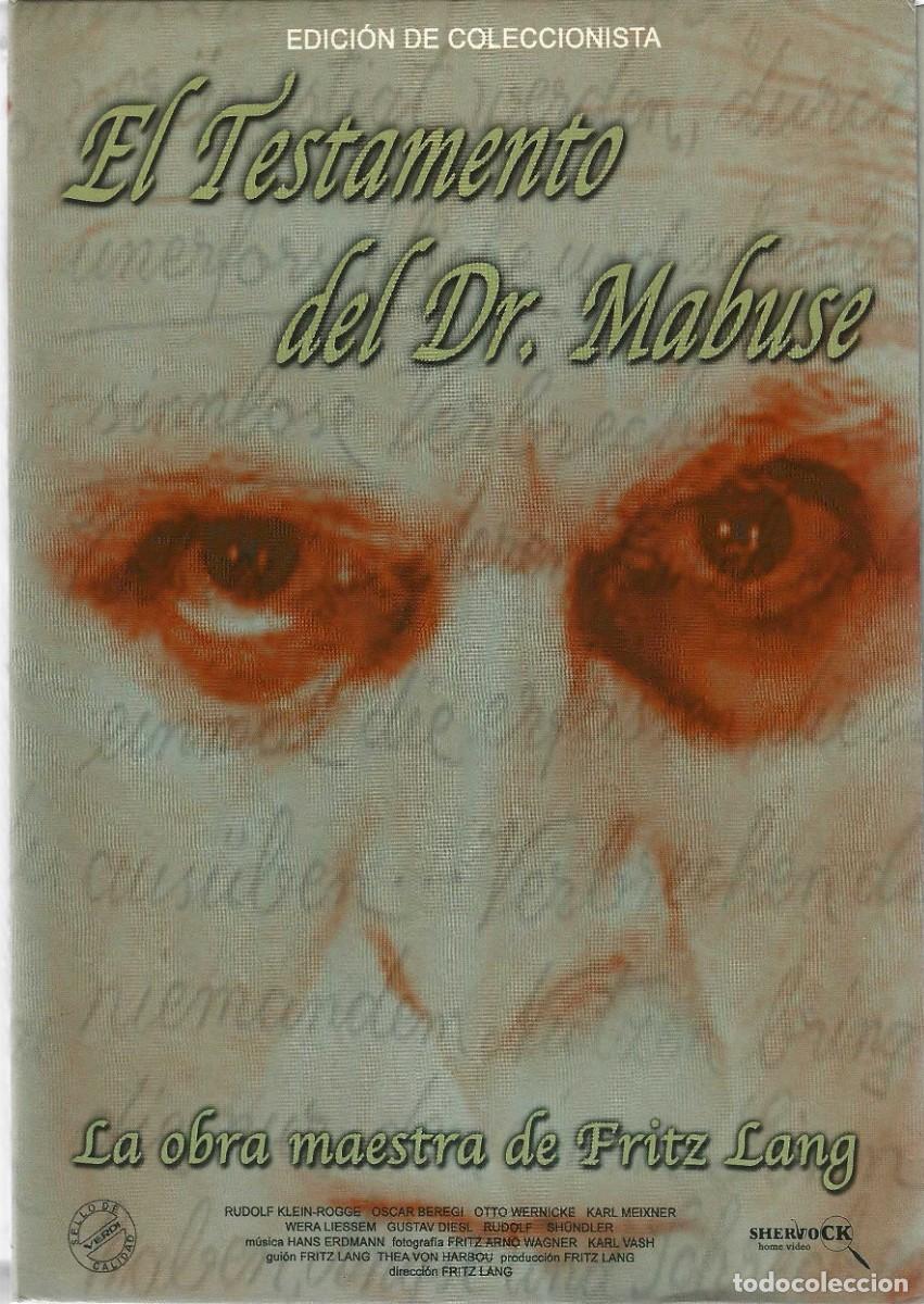 Kino: EL TESTAMENTO DEL DR. MABUSE EDICI&Oacute;N DE COLECCIONISTA (DIGIPACK)