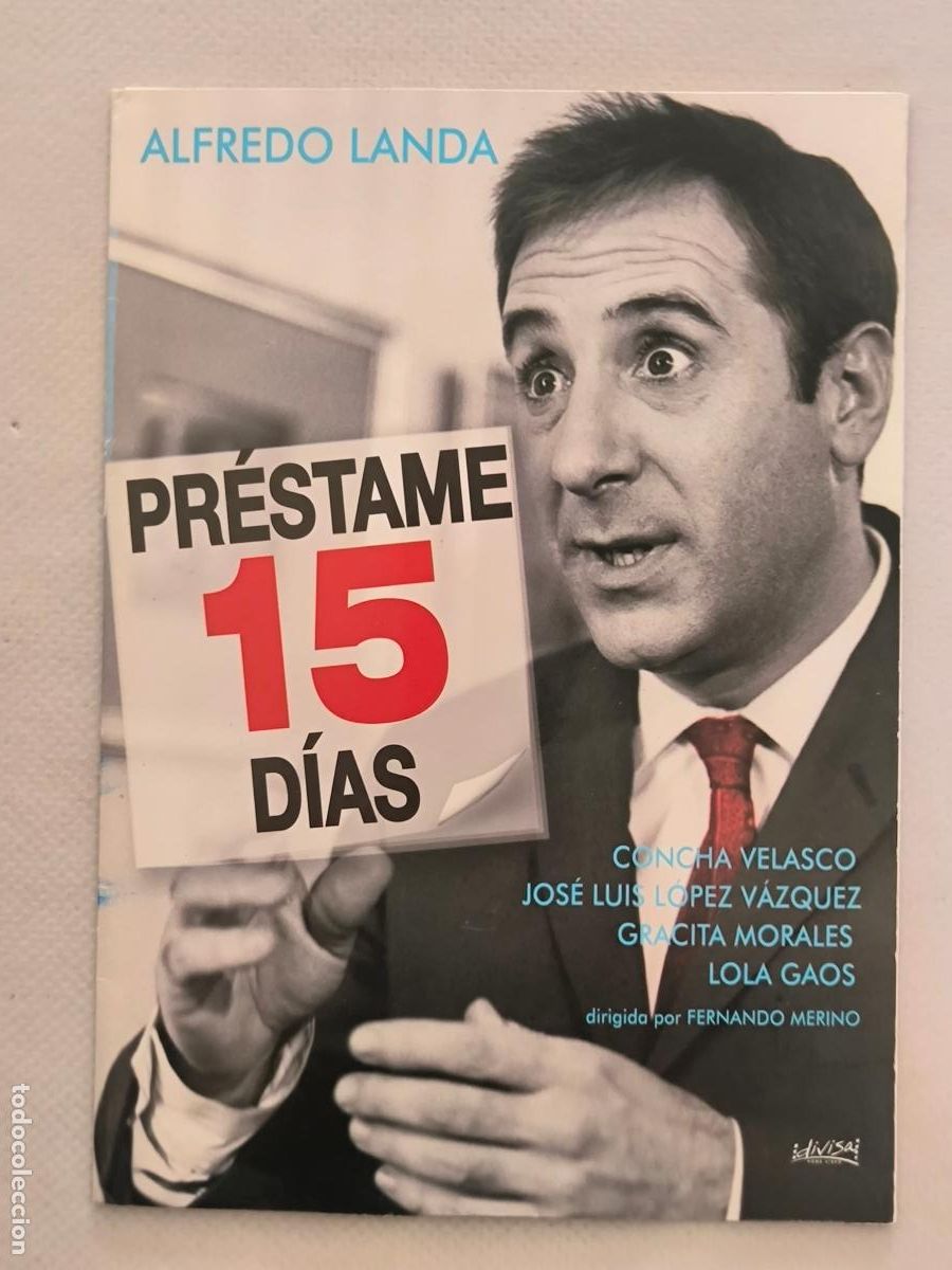Kino: DVD PRESTAME 15 DIAS - ALFREDO LANDA - FUNDA FINA CARTON (5K)