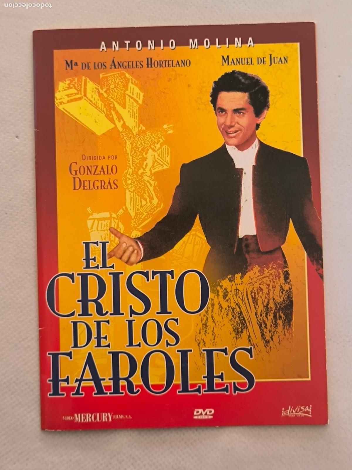 Cine: DVD EL CRISTO DE LOS FAROLES - ANTONIO MOLINA - FUNDA FINA CARTON (5K)
