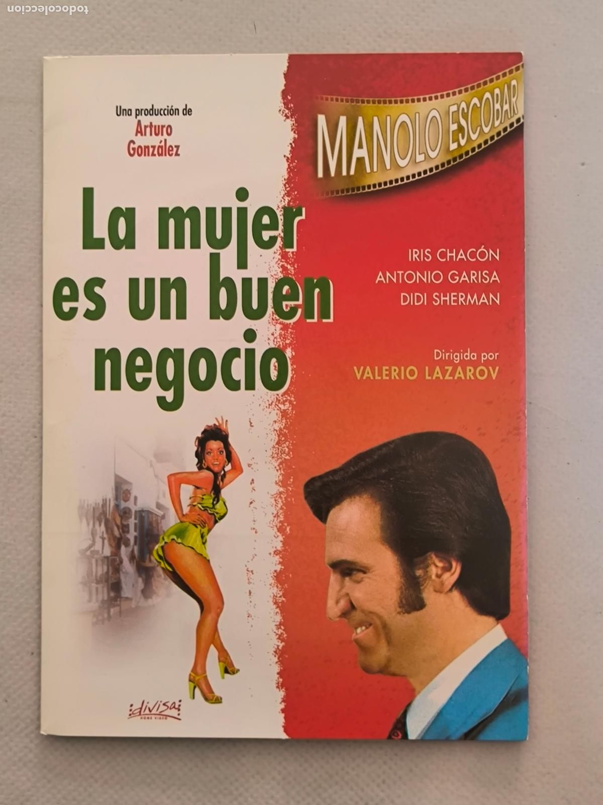 Cine: DVD LA MUJER ES UN BUEN NEGOCIO - MANOLO ESCOBAR - FUNDA FINA CARTON (5L)