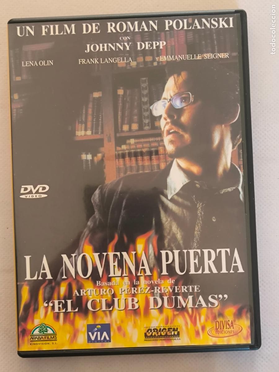 Cine: DVD LA NOVENA PUERTA - JOHNNY DEPP (AT3)